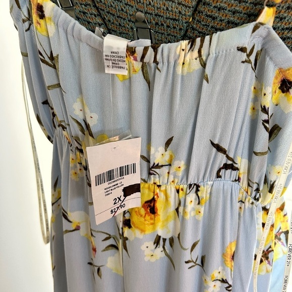NWT FOREVER 21+ FLORAL DRESS SIZE 2X - Picture 6 of 11